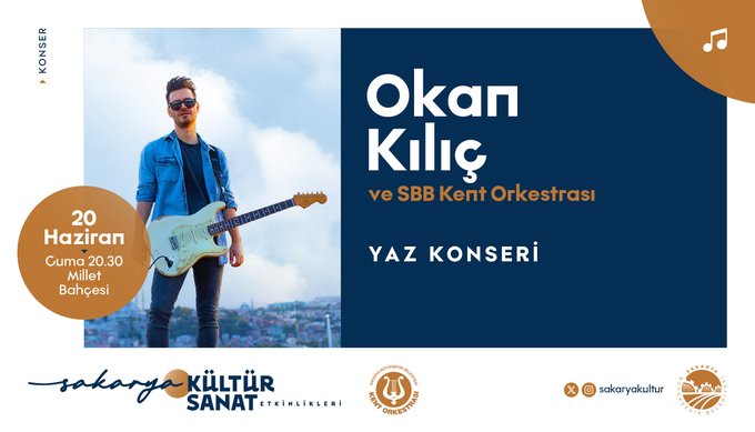 Sakarya’da Yaz Konserleri Devam Ediyor