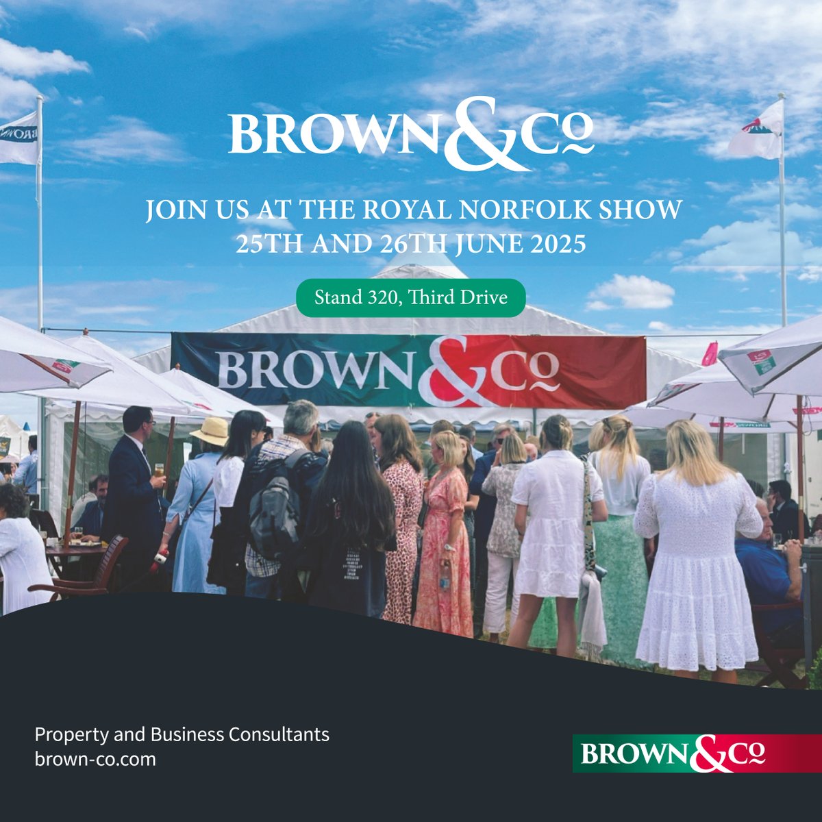 We are returning to the <a href="/norfolkshow/">Royal Norfolk Show</a> this year, where we will be offering refreshments throughout the day. Experts will be on hand to discuss opportunities for you and your business. Find us at Stand 320, Third Avenue. Book your ticket here: bit.ly/4k2N8Fy