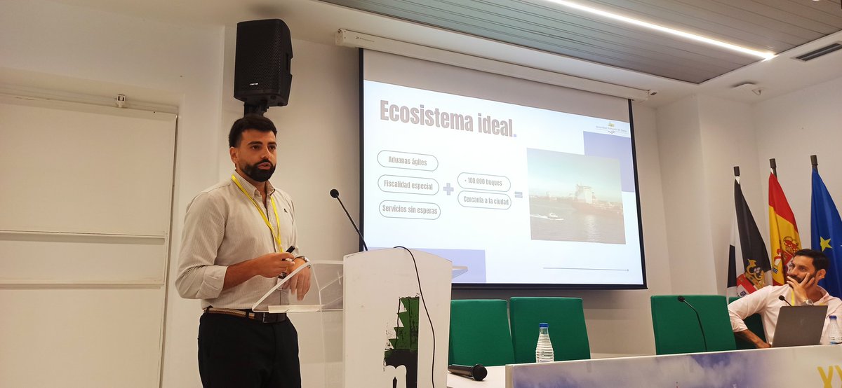 apceuta's tweet photo. Ya están inauguradas las XXI Jornadas técnicas de jóvenes profesionales de la Asociación Técnica de Puertos y Costas - @atpyc_pianc, organizadas con la colaboración de la Autoridad Portuaria de Ceuta. https://t.co/qu7ScezJph