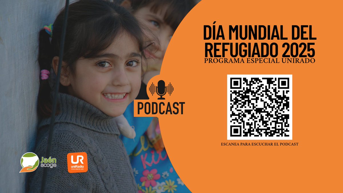 🎙️ Escucha a Elena Tajuelo en el especial de <a href="/uniradiojaen/">UniRadio Jaén</a>  por el #diamundialdelrefugiado.📍 Mañana a las 12:00h te esperamos en la Plaza de los Jardinillos para alzar la voz.   #20jun  #RefugioEsUnDerecho #JaénAcoge #DerechosHumanos