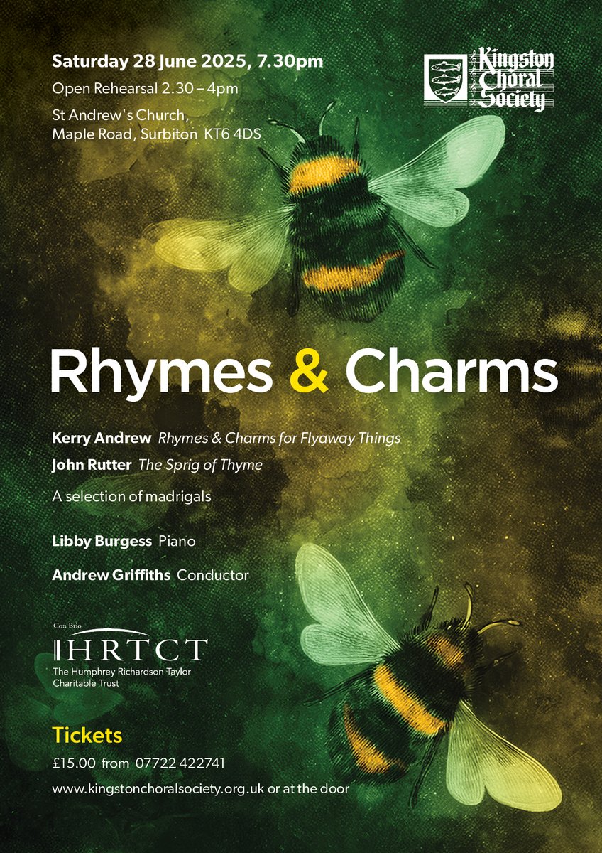 ONE WEEK TO GO!!!!! Join us for a night of summery music, old, traditional and new. 🌞🌞🌞🌞🌞🌞 Tickets from ticketsource.co.uk/kingstonchoral….