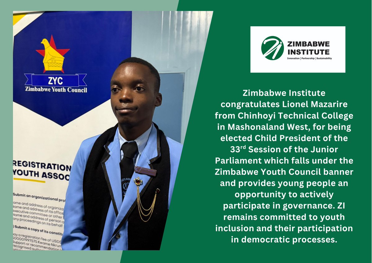 ZIMBABWE INSTITUTE (@zimbabwe_inst) on Twitter photo #Youthinclusion <a href="/SwissEmbZim/">Embassy of Switzerland in Zimbabwe</a> <a href="/NorwayMFA/">Norway MFA</a> <a href="/Palmecenter/">Olof Palme Internationella Center</a> <a href="/euinzim/">EU Delegation to Zimbabwe πͺπΊ</a> <a href="/ParliamentZim/">Parliament of Zimbabwe</a> <a href="/zimyouthcouncil/">Zimbabwe Youth Council</a> <a href="/myedvt/">Min of Youth Empowerment, Dev and Voc Training</a> <a href="/NAYOZimbabwe/">#LeaveNoYouthBehind</a> <a href="/SAYWHATOrg/">SAYWHAT</a> <a href="/YoungWomenInst/">Young Women</a> <a href="/yadvocates_hub/">Youth Advocates</a> <a href="/YetTrust/">#Youth4SDGs</a> <a href="/UNICEFZIMBABWE/">UNICEF ZIMBABWE</a> <a href="/UNFPA_Zimbabwe/">UNFPA Zimbabwe</a> #Youthinclusion <a href="/SwissEmbZim/">Embassy of Switzerland in Zimbabwe</a> <a href="/NorwayMFA/">Norway MFA</a> <a href="/Palmecenter/">Olof Palme Internationella Center</a> <a href="/euinzim/">EU Delegation to Zimbabwe πͺπΊ</a> <a href="/ParliamentZim/">Parliament of Zimbabwe</a> <a href="/zimyouthcouncil/">Zimbabwe Youth Council</a> <a href="/myedvt/">Min of Youth Empowerment, Dev and Voc Training</a> <a href="/NAYOZimbabwe/">#LeaveNoYouthBehind</a> <a href="/SAYWHATOrg/">SAYWHAT</a> <a href="/YoungWomenInst/">Young Women</a> <a href="/yadvocates_hub/">Youth Advocates</a> <a href="/YetTrust/">#Youth4SDGs</a> <a href="/UNICEFZIMBABWE/">UNICEF ZIMBABWE</a> <a href="/UNFPA_Zimbabwe/">UNFPA Zimbabwe</a>
