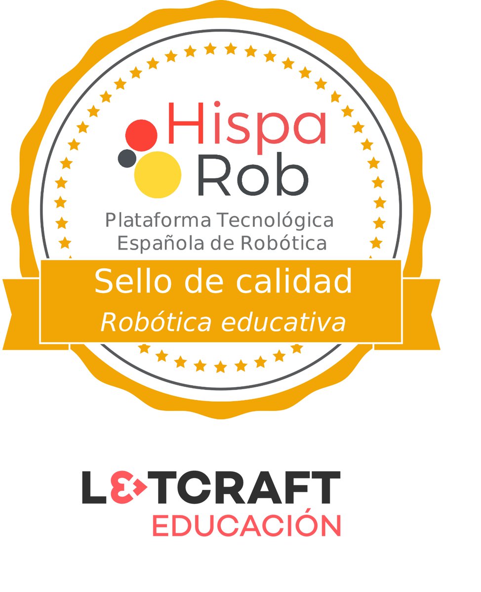 HispaRob (@hisparob) on Twitter photo 🎉 ¡ <a href="/L3TCRAFT_EDU/">Letcraft Educación</a> obtiene el Sello de Calidad en Robótica Educativa de HispaRob!
Reconocemos su compromiso con una robótica educativa de calidad, basada en valores y buenas prácticas.
➕INFO: robotica-educativa.hisparob.es/letcraft-educa… 🎉 ¡ <a href="/L3TCRAFT_EDU/">Letcraft Educación</a> obtiene el Sello de Calidad en Robótica Educativa de HispaRob!
Reconocemos su compromiso con una robótica educativa de calidad, basada en valores y buenas prácticas.
➕INFO: robotica-educativa.hisparob.es/letcraft-educa…