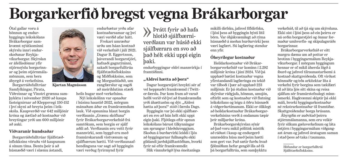 Húsið sem fékk sjálfbærniverðlaun, var ekki sjálfbærara en svo að það hélt ekki uppi eigin þaki.
xd.is/2025/06/16/404…