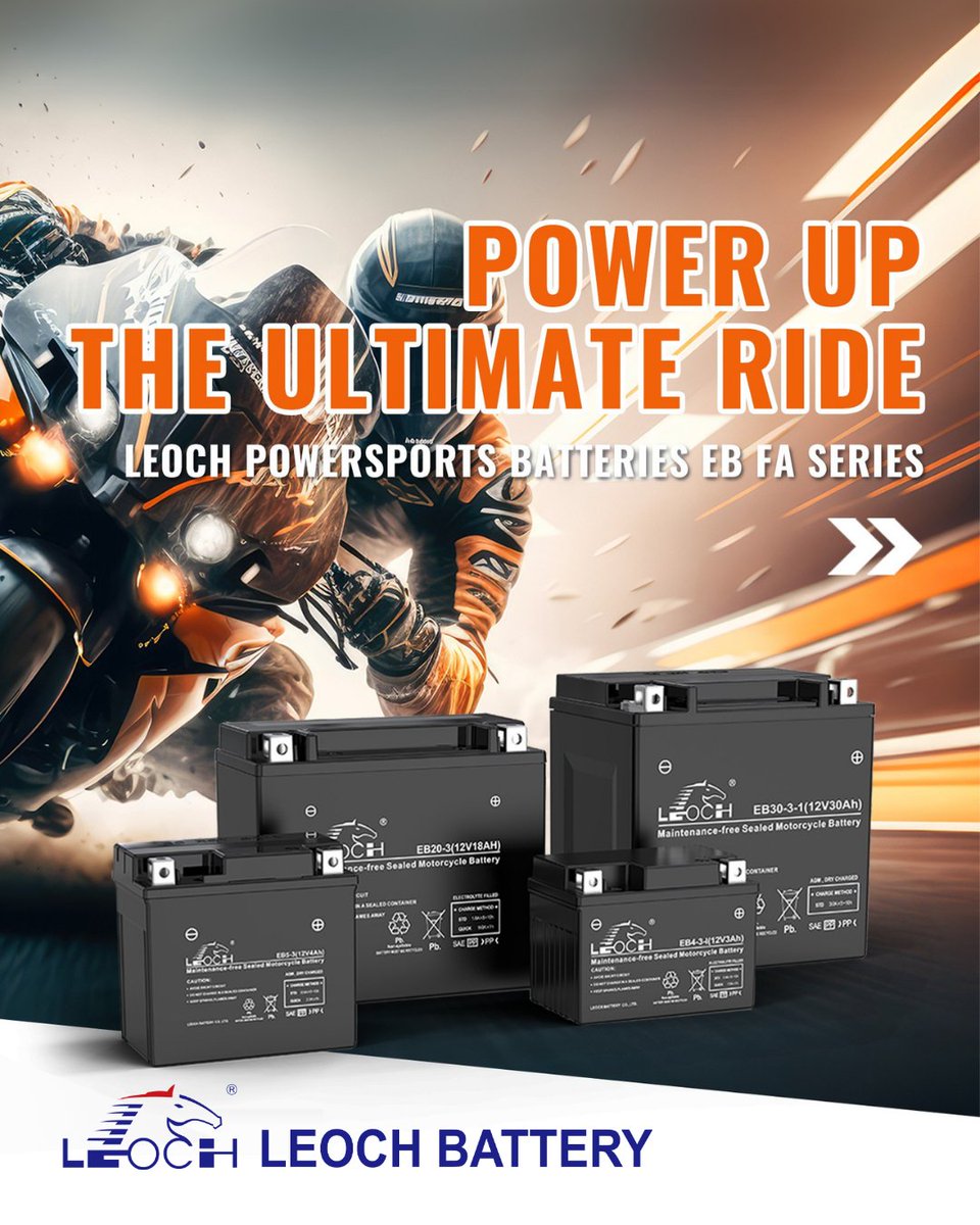 leochglobal's tweet photo. Whether you're riding🛵#Motorcycles on winding roads, 🏞 #ATVs across rugged terrain, or 🌊Jet skis cutting through the surf, #LEOCH delivers the spark that keeps your adventures going.

Find your perfection: https://t.co/17RSQOpw5k

#PowerYourAdventure #MotorcycleBattery #Mexico https://t.co/ORgIV7sioQ