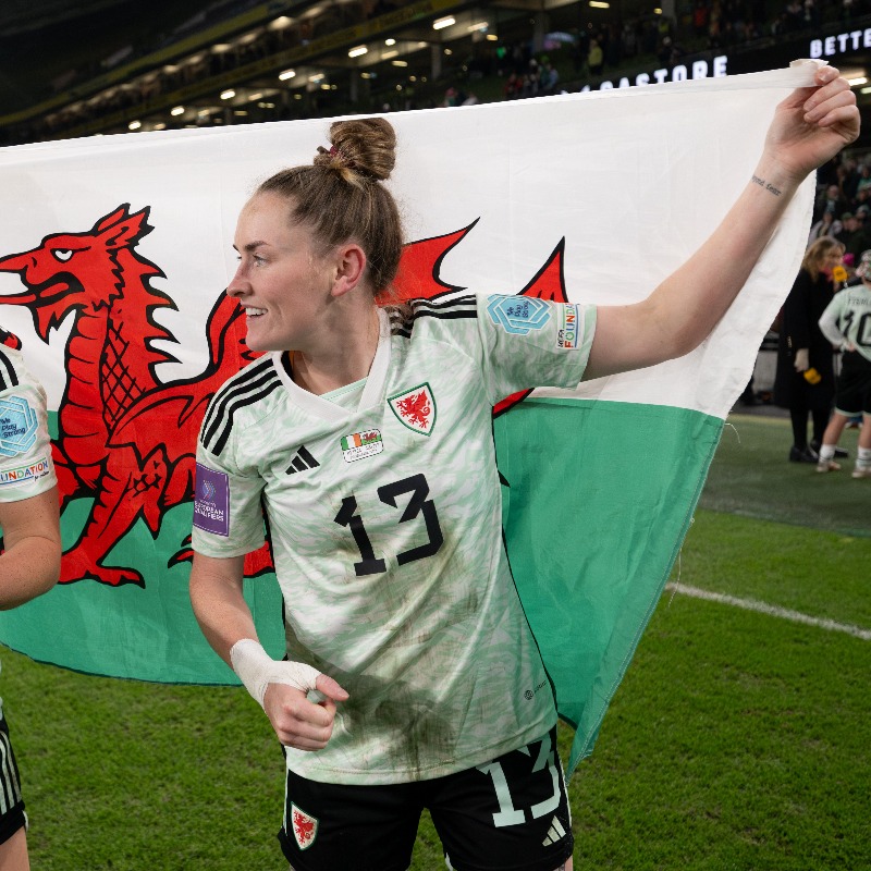 SaintsFCWomen's tweet photo. Making @Cymru history this summer ❤️

More on @RachelRowe1323's selection for #WEURO2025 ⤵️