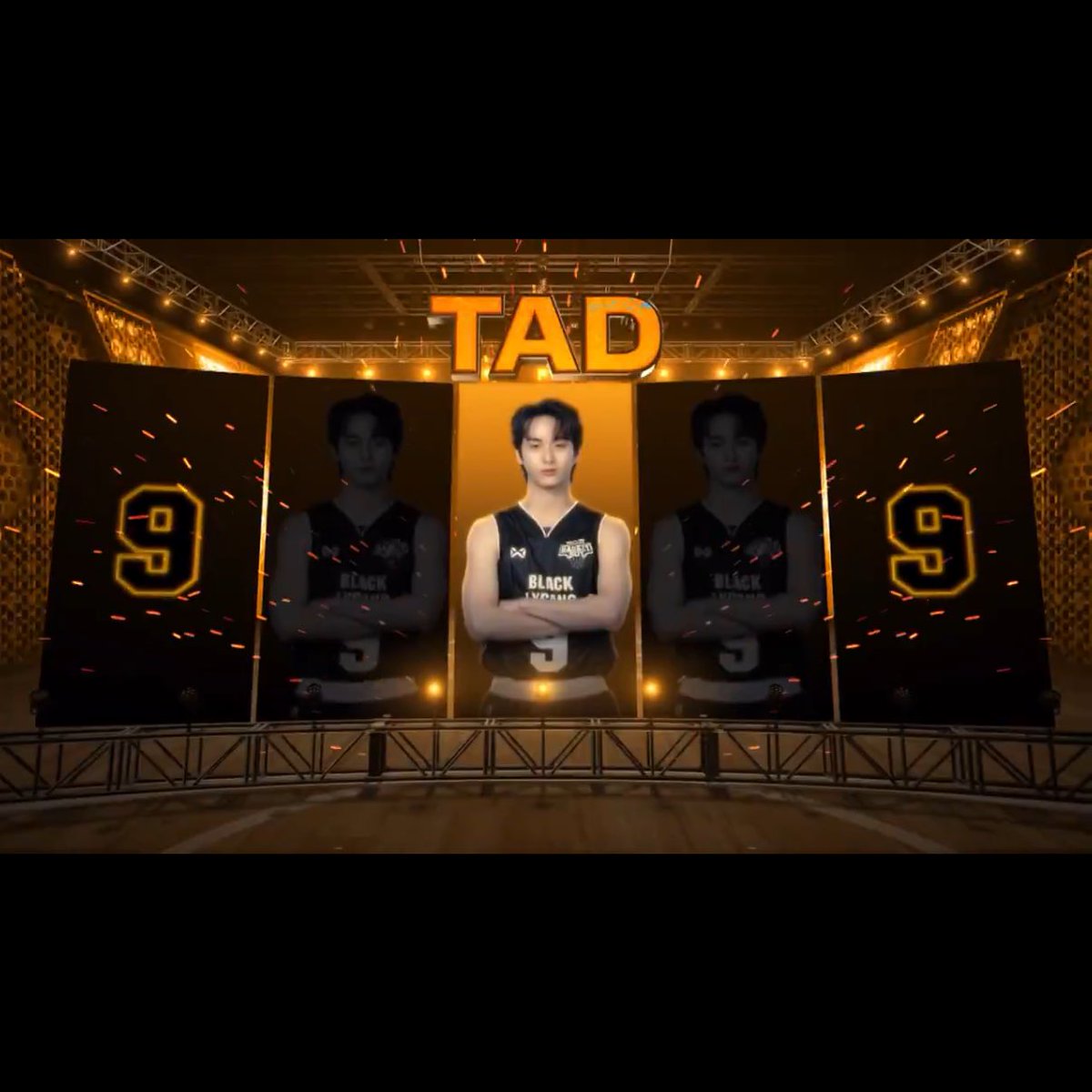 แทด ATLAS พร้อมทำแต้ม สีดำต้องชนะ 🖤🏀 

#3FIGHT3BASKETBOY
#TadATLAS #ATLAS_th  ༘⋆