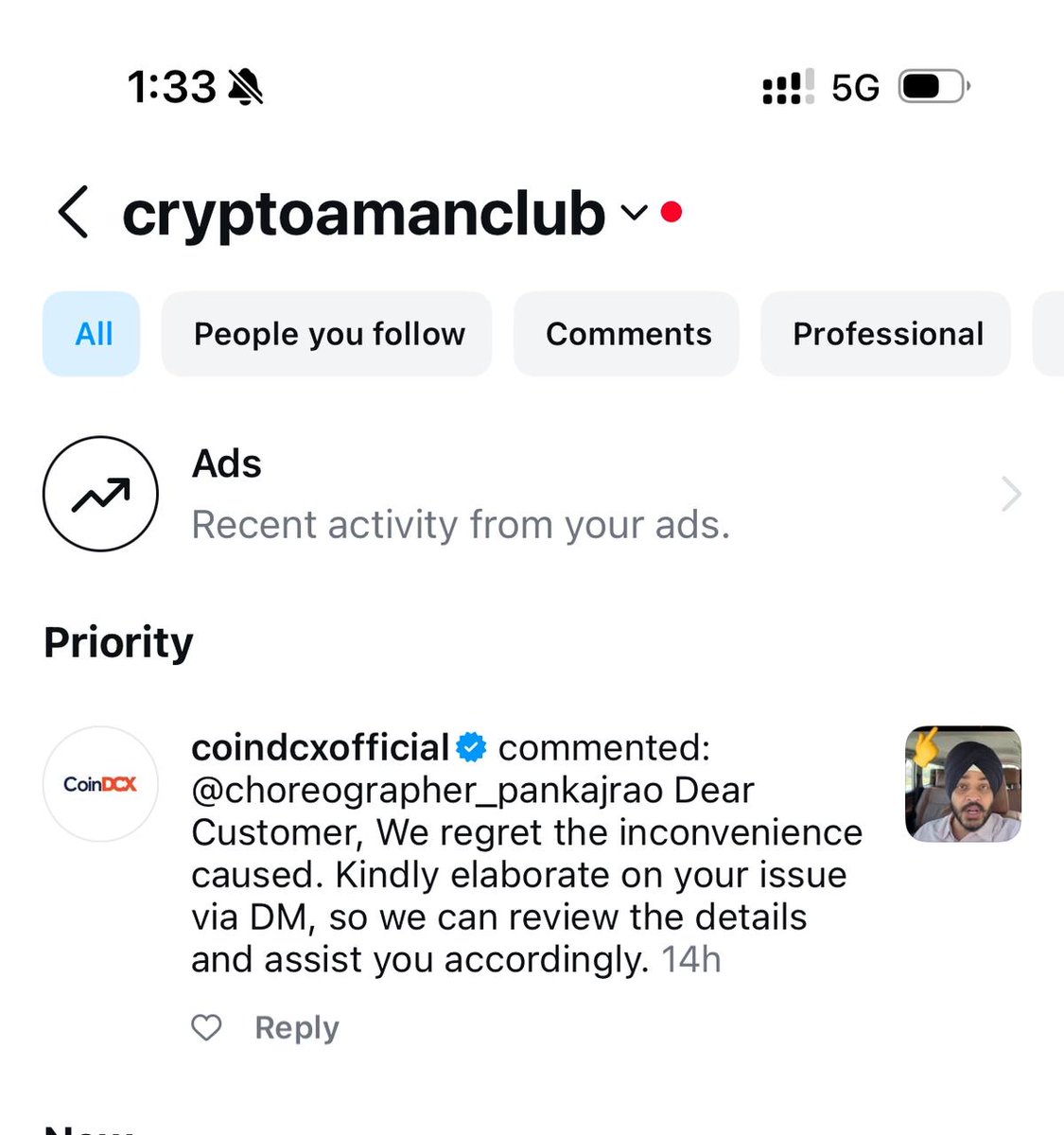 Respect for @CoinDcx for actually taking the pain to solve the problems  that users face. This is the actual spirit by which a company should work,  customer is god and kudos to @