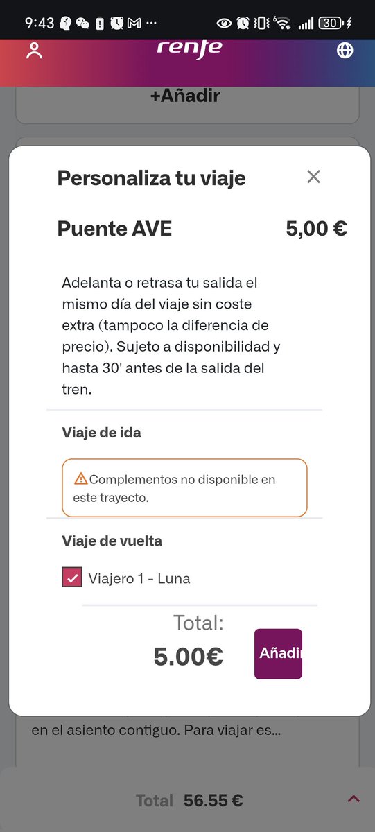 lunsav's tweet photo. Alguno sabe qué quiere decir esto? es que no le veo mucho sentido porque los viajes tienen distintos costes... Si compro el de las 12 y luego me quiero ir en el de las 11, no se paga nada solo con avisar a las 10:30? https://t.co/AXrXQIWLqk