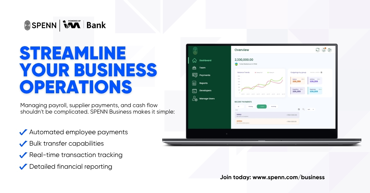 Simplify your business payments with ease.
Managing payroll and tracking expenses shouldn’t slow you down.  Stay focused on growth—let SPENN handle the rest.

👉 Join today: spenn.com/business

#BusinessBanking #SPENNBusiness #Efficiency #FinanceMadeEasy