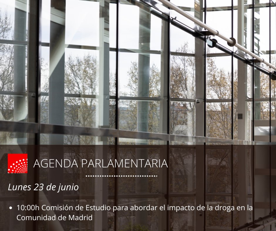 🏛️ Consulta el orden del día, la composición de la comisión o la emisión en directo de la reunión en la web de @AsambleaMadrid.

👉 AsambleaMadrid.es
