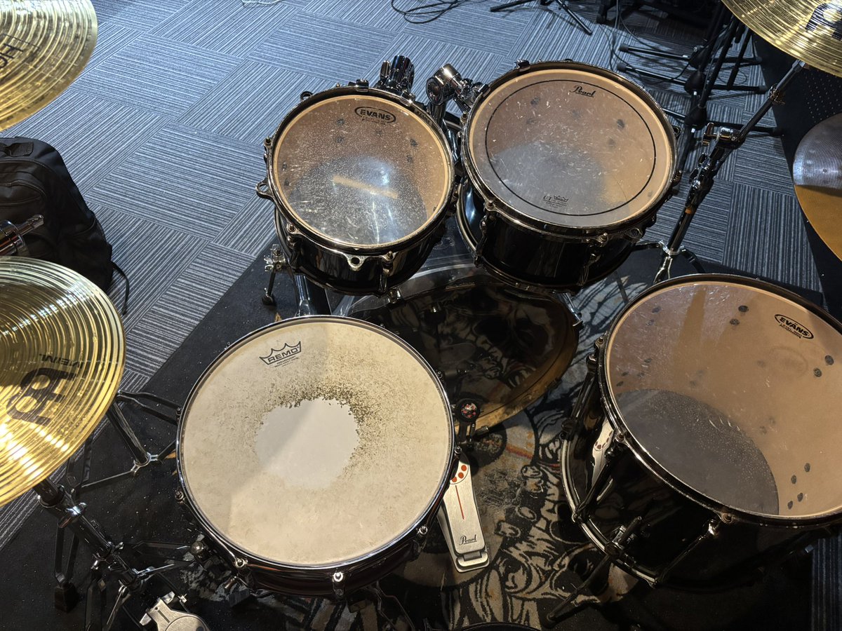 明後日のライブに向けて個人練しましたー！
セッティング戻しちゃったけど💦