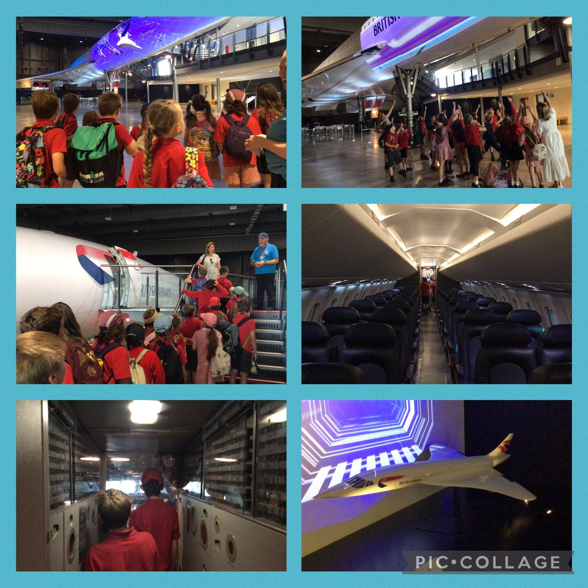 Dosbarth 4 had the most fantastic day at British Aerospace. We even went in Concorde. @AerospaceBristol #Concorde #engineering #soundworkshop #schooltrip