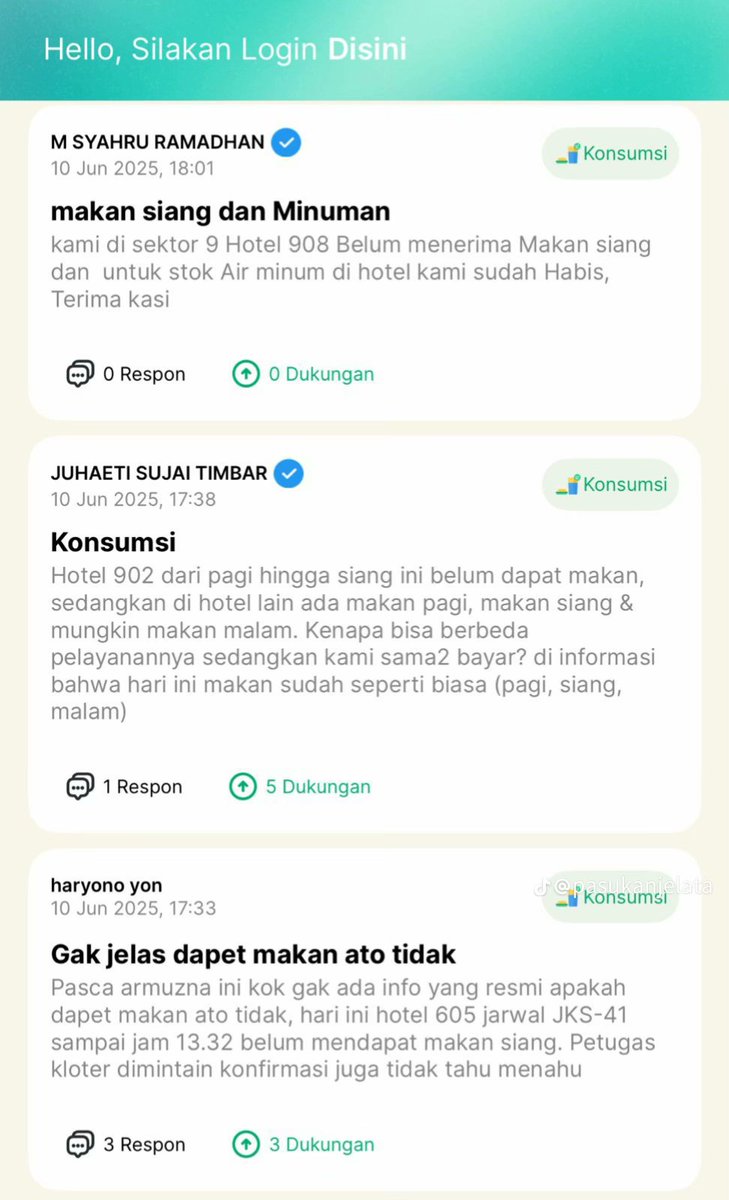Gue gagal paham sama Jazilul Fawaid yang mengatakan pelaksanaan Haji 2025 lebih tertib, dia ini menutup fakta dan data apa yang banyaknya keluhan di aplikasi Kawal Haji itu jumlahnya bejibun... Membela Menag kok gini amat! Upsss!!!
<a href="/B3doel___/">b3'doel</a> 
<a href="/_riverheaven/">Embun Pagi💧💧</a> 
<a href="/TaliUdeng/">Sυɳαɳ Sαɾƙҽɱ 𝙎𝙑𝘿</a> 
<a href="/kesittt/">kesit</a>