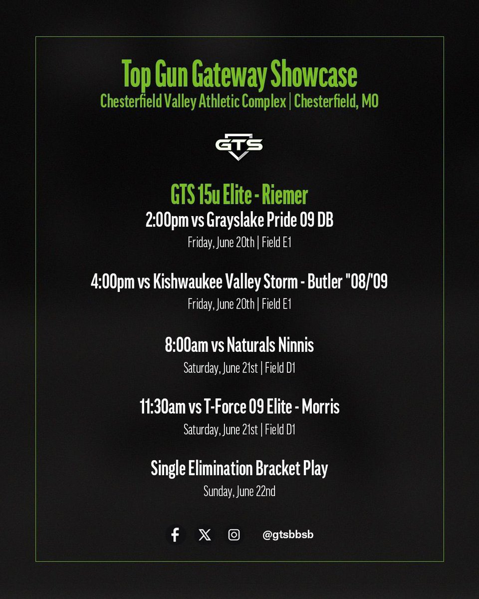 Mackenzie (@mackschnulle) on Twitter photo Heading down to Missouri this weekend to play in the Top Gun Gateway Showcase! <a href="/GTS15uElite/">GTS 15u Elite - Riemer</a> <a href="/BadgerHealy/">BadgerCoachHealy</a> <a href="/MizzouSoftball/">Mizzou Softball</a> <a href="/WinonaStateSB/">WinonaState Softball</a> Heading down to Missouri this weekend to play in the Top Gun Gateway Showcase! <a href="/GTS15uElite/">GTS 15u Elite - Riemer</a> <a href="/BadgerHealy/">BadgerCoachHealy</a> <a href="/MizzouSoftball/">Mizzou Softball</a> <a href="/WinonaStateSB/">WinonaState Softball</a>