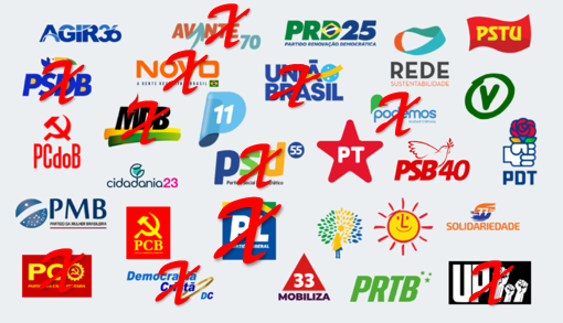CAMPANHA, não vote na DIREITA -- VAMOS COMEÇAR!