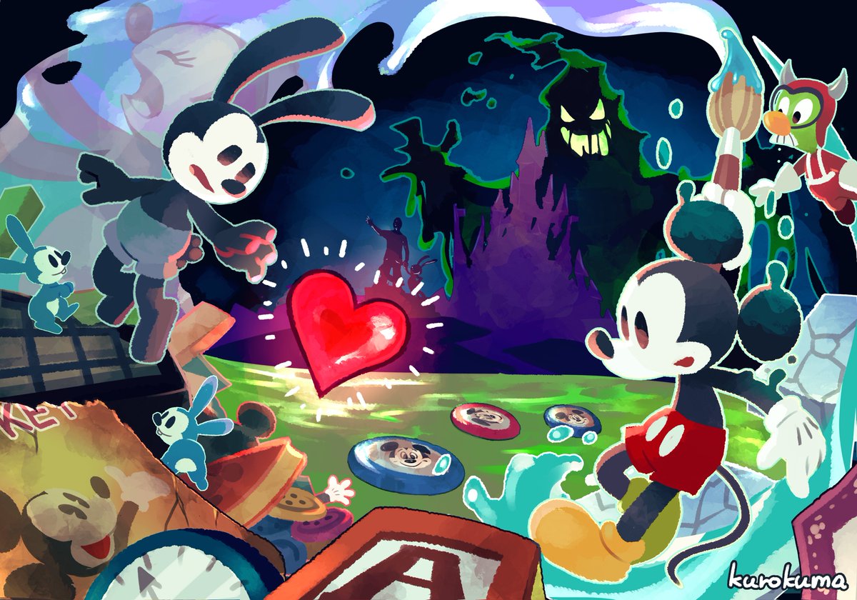 kurokuma824's tweet photo. 🖌️🐭🐰

 #MASTERPIECE_OTHER https://t.co/nlDuuDxTVA
