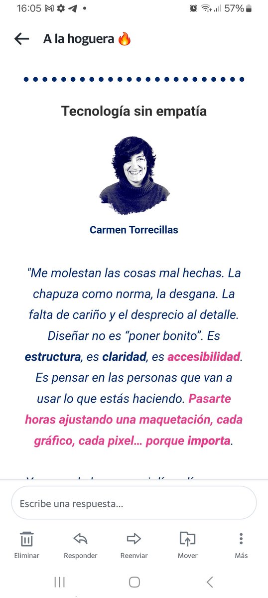 Me encanta esto de Carmen Torrecillas, de <a href="/civio/">Civio</a> ¿Veis como no soy el único que dice que "diseñar no es poner bonito"? ¡¡Viva el lenguaje claro!!!
