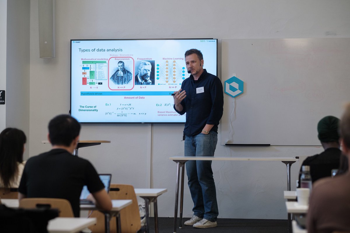 NikolayOskolkov's tweet image. Teaching stats and machine learning at #RaukR @NBISwe is always fun, thanks everyone for the great discussion!