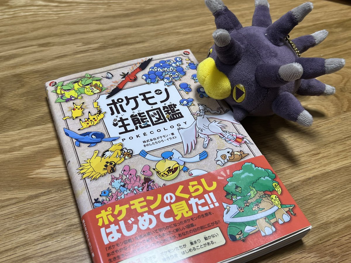 楽しみにしてたポケモン図鑑
続編出してほしいぐらい面白くてかわいい😭海のポケモン、都会のポケモンとか分けてもっと詳しく見たい！！
あと、きのしたちひろさんがカラカラ好きなのが伝わってくる🤭