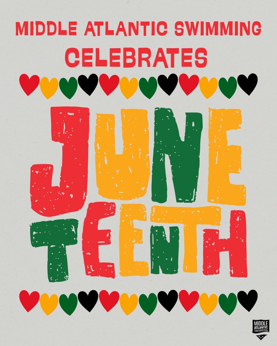 Today we celebrate Juneteenth — a recognition of freedom, resilience, and progress. As we reflect on the past, we also commit to creating inclusive spaces in and out of the water for every swimmer. #Juneteenth