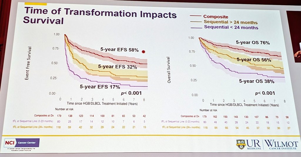 Ajay Major, MD, MBA (@majorajay) on Twitter photo LEO/MER outcomes of sequential v concurrent transformed FL <a href="/DrCarlaCasulo/">Carla Casulo, MD</a> #18ICML: inferior EFS and OS with sequential transformation, and worst survival if transformation within 2 years. #lymsm LEO/MER outcomes of sequential v concurrent transformed FL <a href="/DrCarlaCasulo/">Carla Casulo, MD</a> #18ICML: inferior EFS and OS with sequential transformation, and worst survival if transformation within 2 years. #lymsm