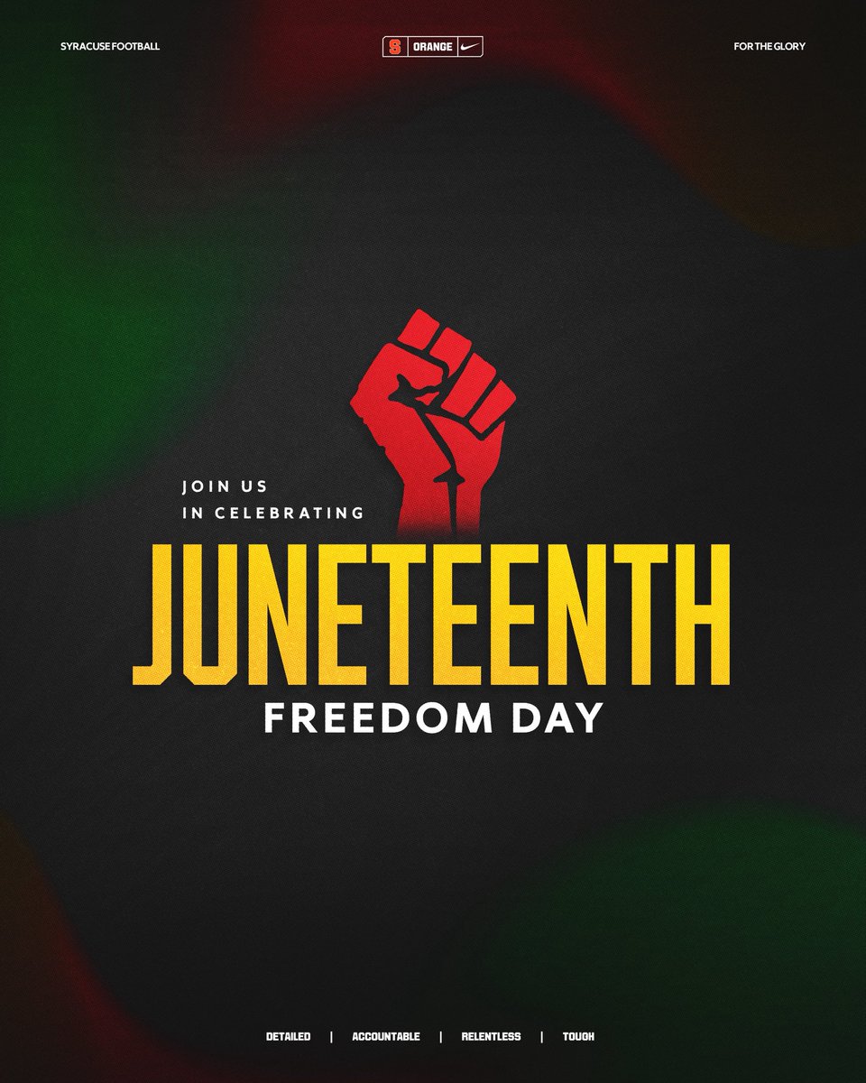 A day to reflect, learn, and celebrate freedom as we progress toward equality for all. 

#Juneteenth