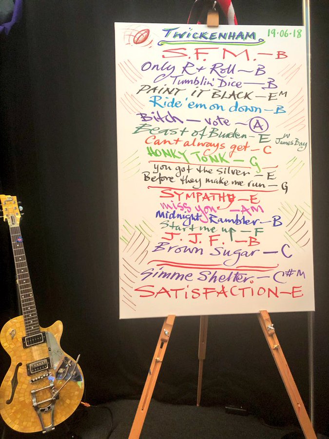 ronniewood's tweet image. 😎🎸7 years ago tonight the Stones played Twickenham Stadium in London. Ronnie's setlist from the show, and many other legendary gigs is available here:
shop.ronniewood.com/collections/al…