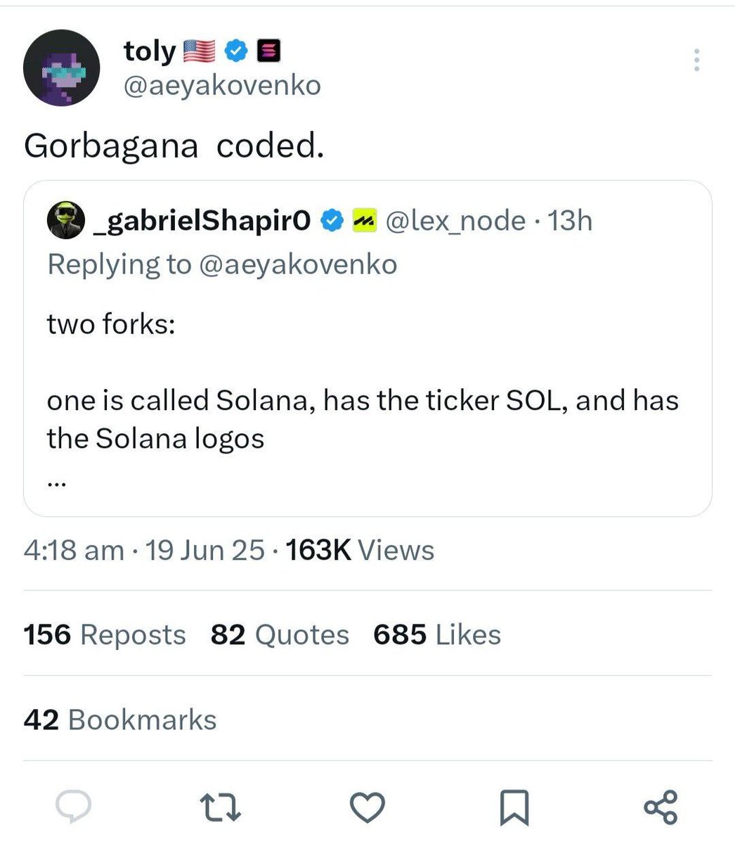 aribloom001's tweet photo. @rovercrc #Gorbagana is breaking loose on Solana — the momentum is undeniably real!  71Jvq4Epe2FCJ7JFSF7jLXdNk1Wy4Bhqd9iL6bEFELvg
#Solana https://t.co/xSZzI6l7M4