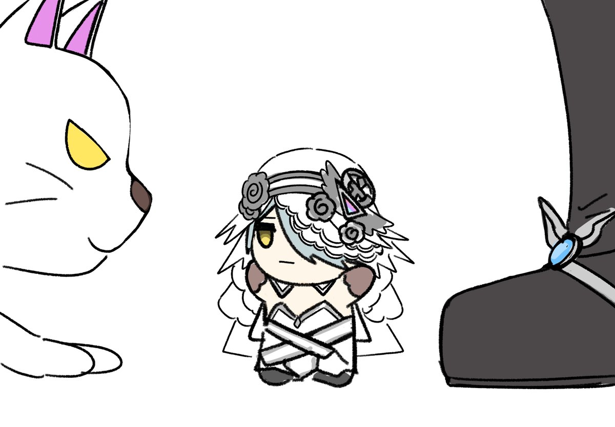 「下がってくださいカノン! あなたは私が守ります!!」|ちひろのイラスト