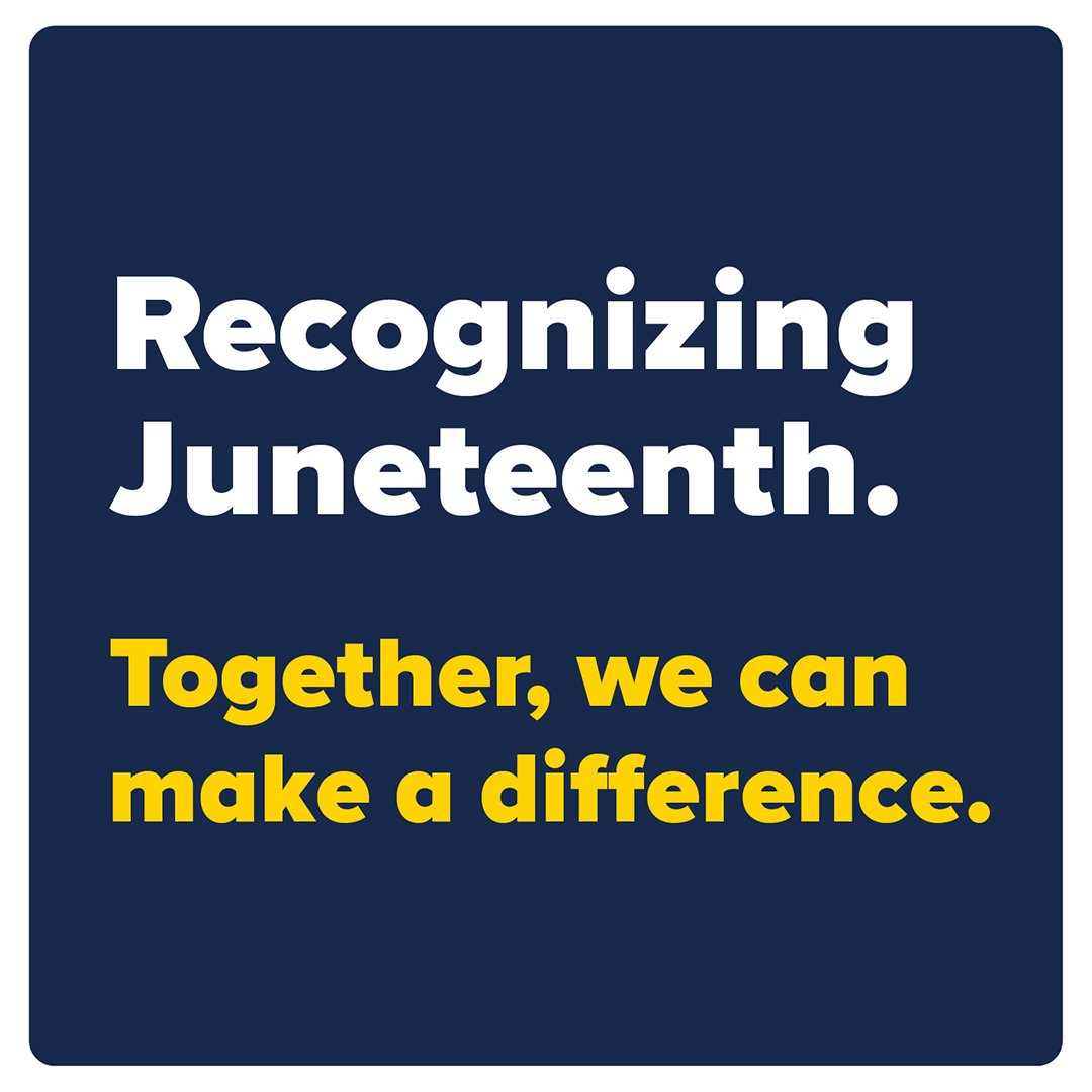 Equity, inclusion, and diversity are not just initiatives or programs – these words define who we are as an organization.

We join you in honoring this day. #juneteenthday #MedStarHealthGME