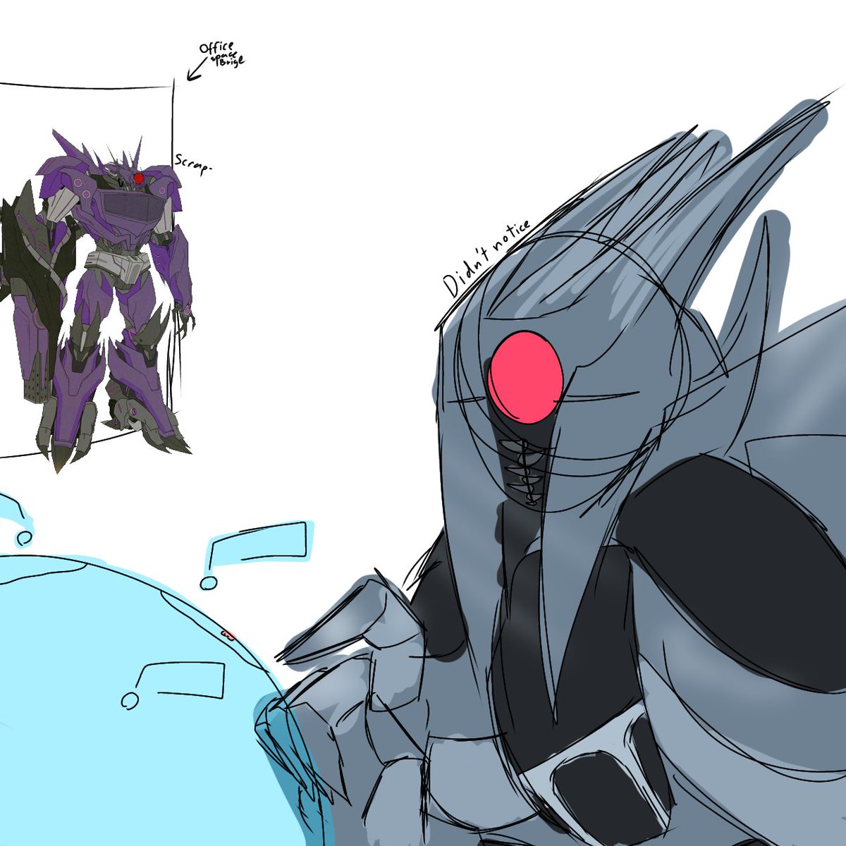 Tw1nky05's tweet photo. Decided to draw bayverse sparkwave, I suppose I got carried away lol #SparkwaveBAY #ShockwaveTFP https://t.co/2ARgfox7NP