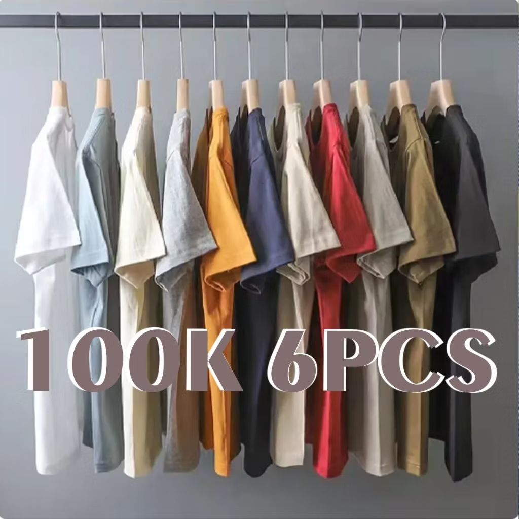rk106978's tweet photo. Cek Kaos polos paket 6pc baju 100rb semi combet PE dengan harga Rp99.000. Dapatkan di Shopee sekarang! https://t.co/BpCe251Upt https://t.co/oNMoq1OpLm
