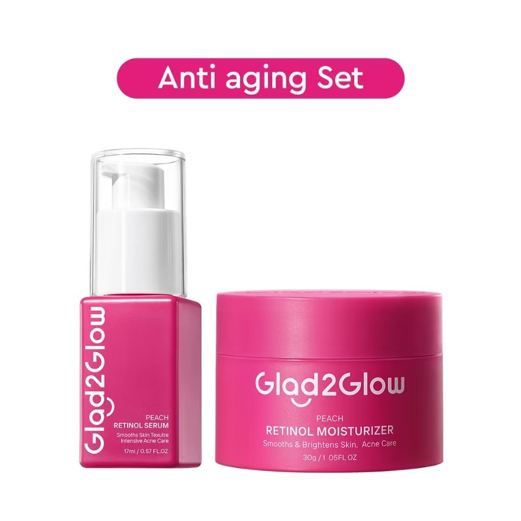rk106978's tweet photo. Cek [READY] Glad2Glow Peach Retinol Paket 2in1 Serum + Moisturizer dengan harga Rp75.000. Dapatkan di Shopee sekarang! https://t.co/QBbL9ByB4u https://t.co/y2JXFbg7Gi