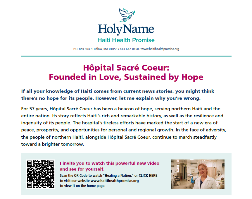 For 57 years, Hôpital Sacré Coeur has been a beacon of hope, serving northern Haiti and the entire nation. Its story reflects Haiti’s rich and remarkable history, as well as the resilience and ingenuity of its people. The hospital’s tireless efforts have marked the start of a new