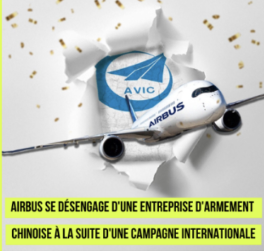 Zoya Phan (@zoyaphan) on Twitter photo Welcome news- Airbus has divested from AVIC, a Chinese company arming Burmese military.
AVIC is a Chinese aircraft and arms manufacturer which supplies the Burmese military with the jets they use to bomb schools, hospitals and homes.
Read the statement from <a href="/JusticeMyanmar/">Justice For Myanmar</a> Welcome news- Airbus has divested from AVIC, a Chinese company arming Burmese military.
AVIC is a Chinese aircraft and arms manufacturer which supplies the Burmese military with the jets they use to bomb schools, hospitals and homes.
Read the statement from <a href="/JusticeMyanmar/">Justice For Myanmar</a>