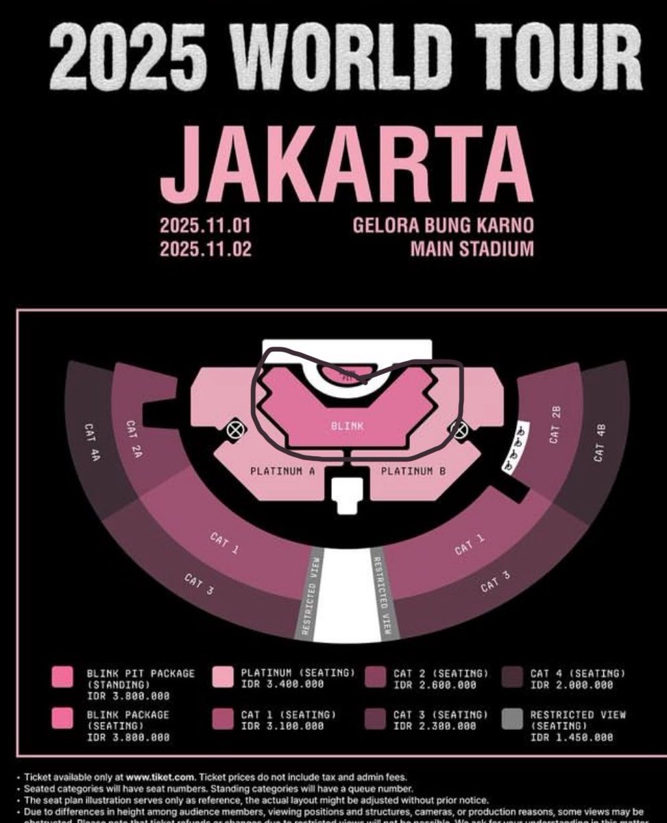 binbinchois's tweet photo. WTS tiket BLACKPINK WORLD TOUR [DEADLINE] in Jakarta 2025 🖤💗

🎟️ 2tix BLINK Package (Seating)
       •SN 216 &amp; 217
🗓️ DAY 1 | 1 NOV 2025
✅ bisa COD
✅ pake data pribadi aku
✅ TRUSTED
🤍ovp dikit🤍
Dijual karena aku mau tuker ke vip blink pit 🥹
#BLACKPINK_WORLDTOUR2025
#WTS https://t.co/u3T9l4Ly7e