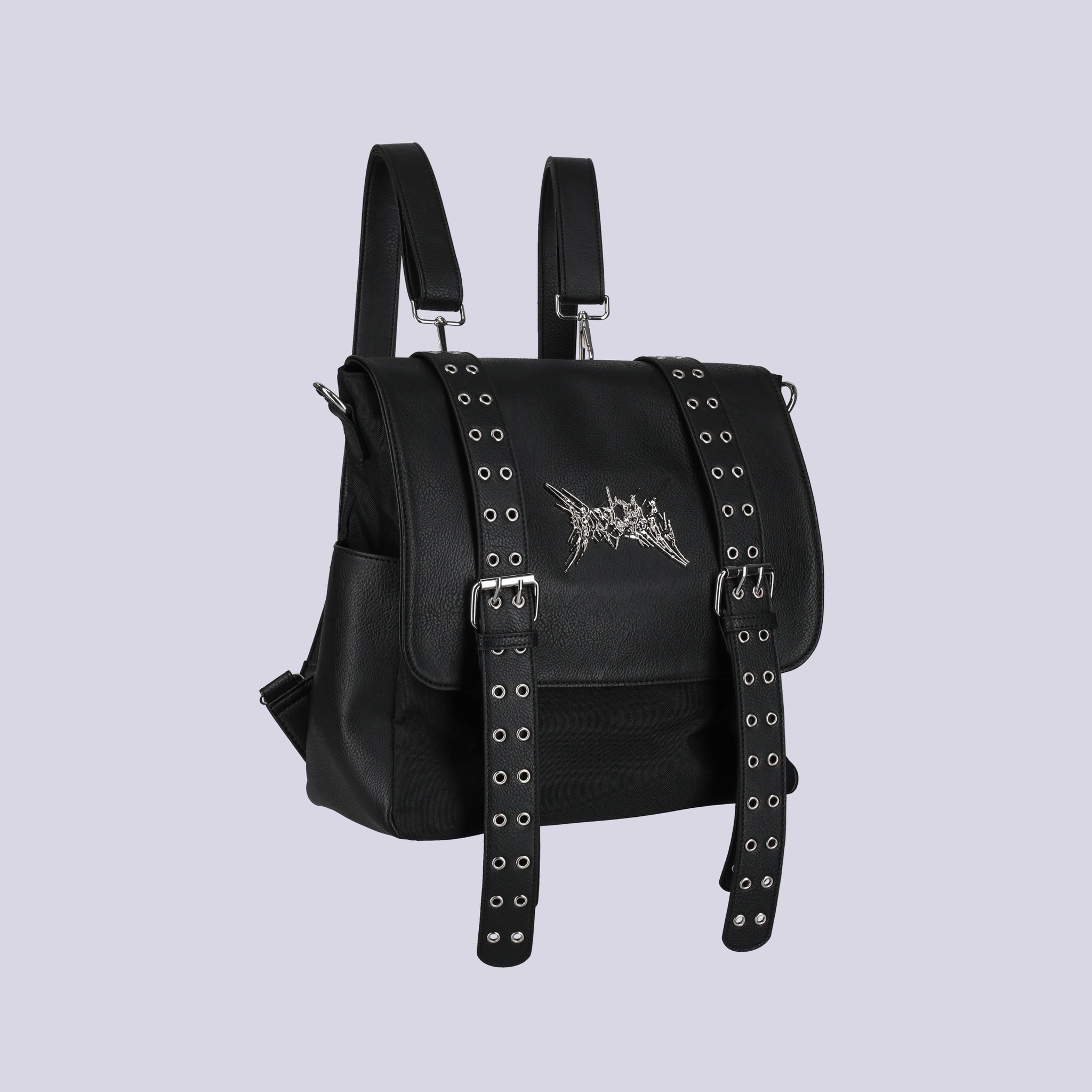 IMVAL PU Leather Backpack リュック IMVAL PU Leather BackpackリュックQOOZA ヴィラン系 - メルカリ