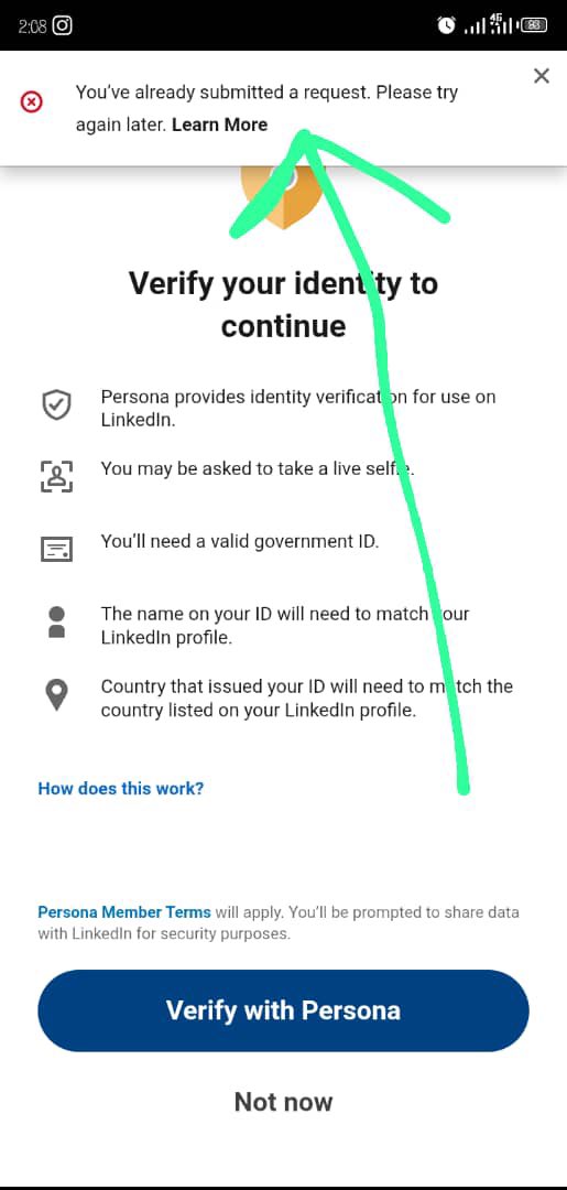 Did you rent your linkedin account and it eventually got restricted. If you have encountered the error (photo below) while trying to lift the restriction and you were not able to . 
There is a new method to remove the restriction and it is working effectively. Drop a comment
