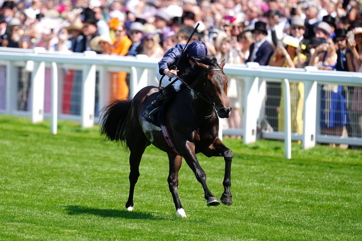 Another for AOB and Ryan Moore! ✅

Charles Darwin becomes the first market favourite in 17 years to win the Norfolk Stakes at #RoyalAscot. 🏆