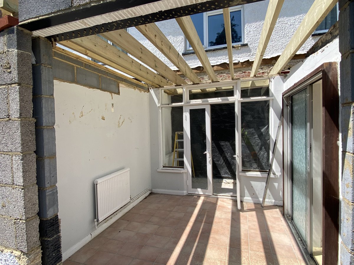 BHArchLtd's tweet image. #extension in #Waterlooville carpentry works moving at great speed #DesignThinking #architect #design #bharchitectureltd