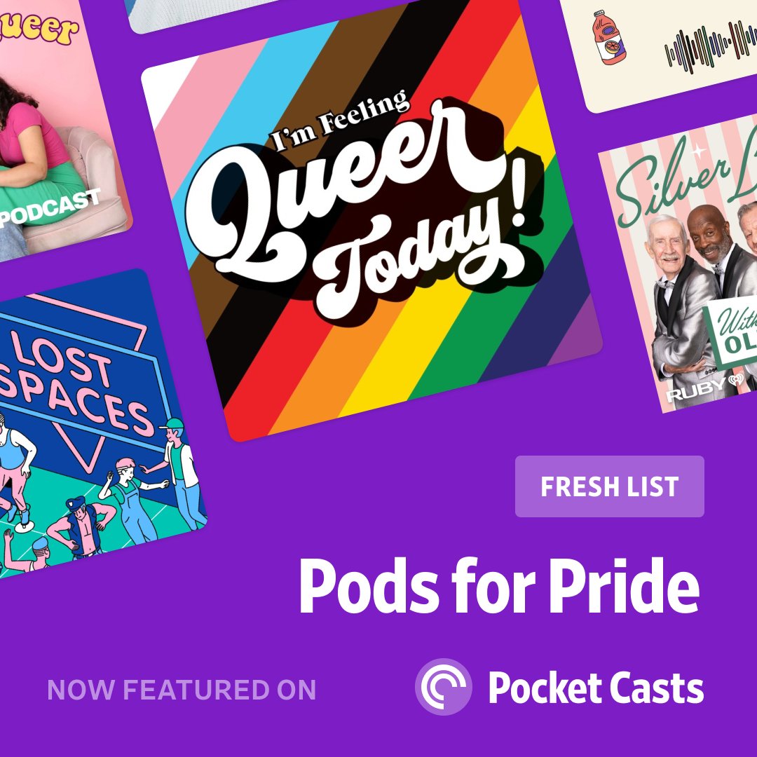 tinkmediaco's tweet image. The Future Perfect Project's podcast, I'm Feeling Queer Today, is featured on @pocketcasts!
Check it out here: lists.pocketcasts.com/pods-for-pride…