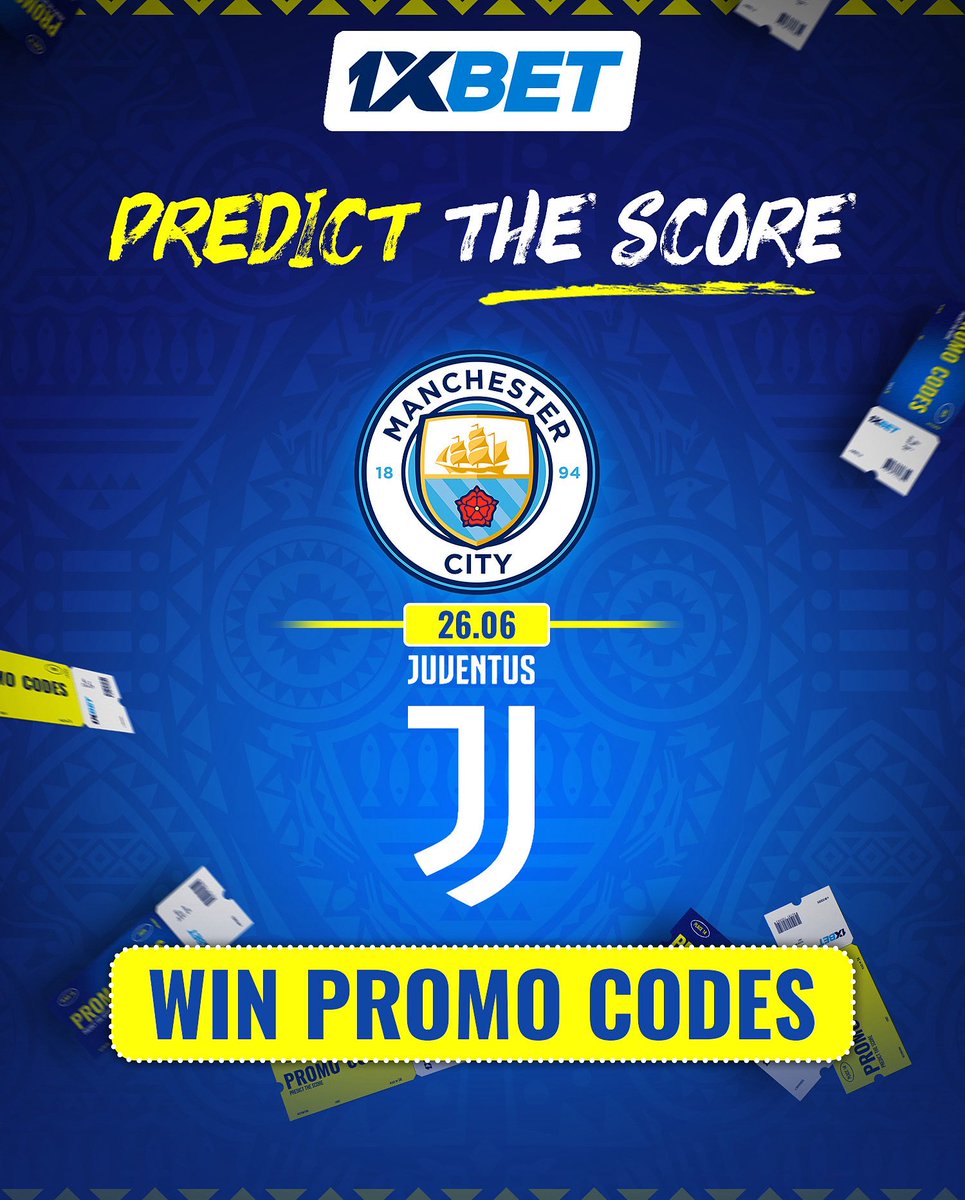 1xbet_ghana's tweet image. ⚽ PREDICT THE SCORE &amp;amp; WIN! 🎁
Juventus vs Man City — June 26
🔹 Comment your prediction
🔹 Follow us
🔹 Do it before the match starts

🏆 Correct guesses win promo codes worth 150 GHS!

#1xBet #PredictTheScore #Juventus #ManCity #FootballContest