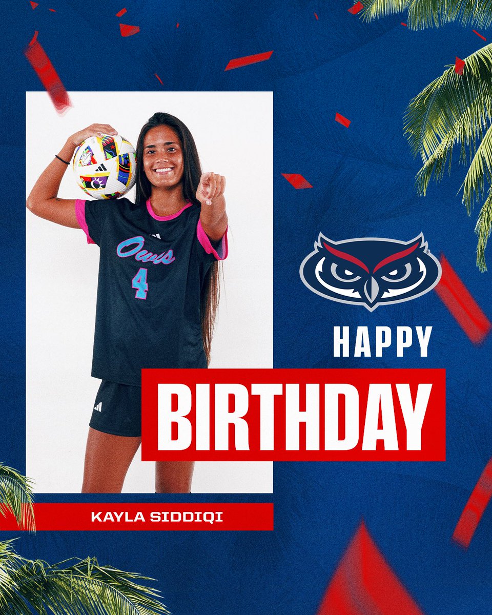 FAUWSoccer's tweet image. Happy birthday Kayla 🎉 Have an amazing day!
#WIP🏝️