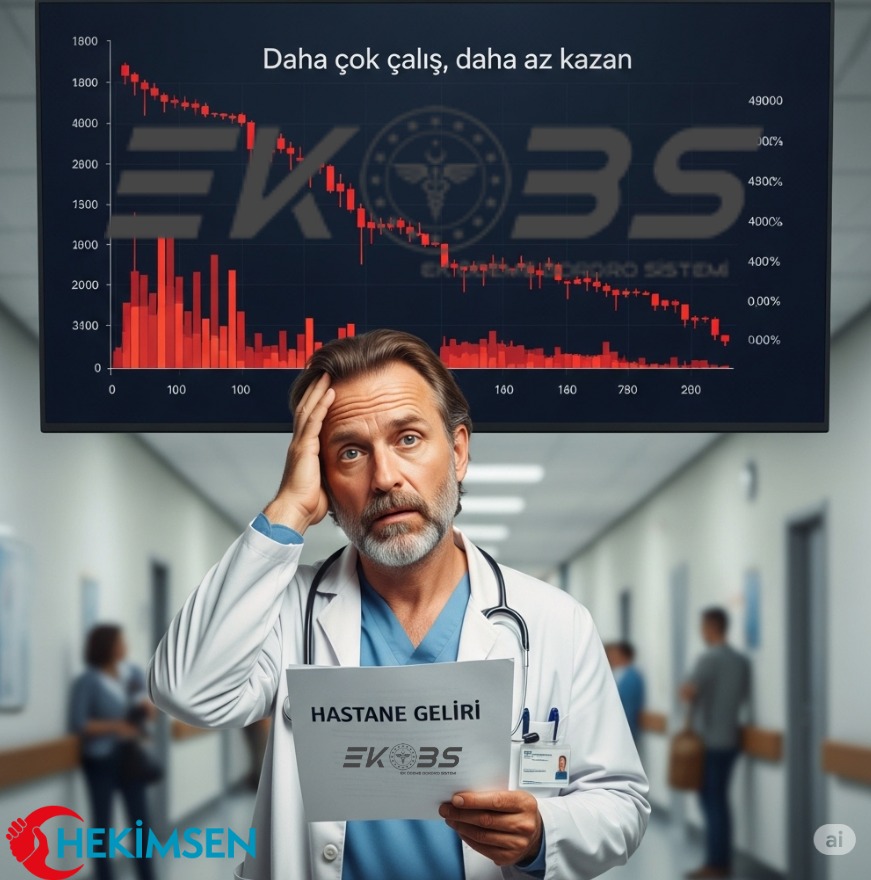 👉Bir yandal hekim, Mayıs bordrosunu eline aldığında şaşkına döner: 
👉Nisan’dan daha çok hasta bakmış, daha fazla performans puanı üretmiş, ama ne hikmetse ek ödemesi %20 daha az! Vergi kesintisi mi? Hayır, o değil. 
👉Suçlu, hastanenin düşen geliri. Peki, hekimin günahı ne?