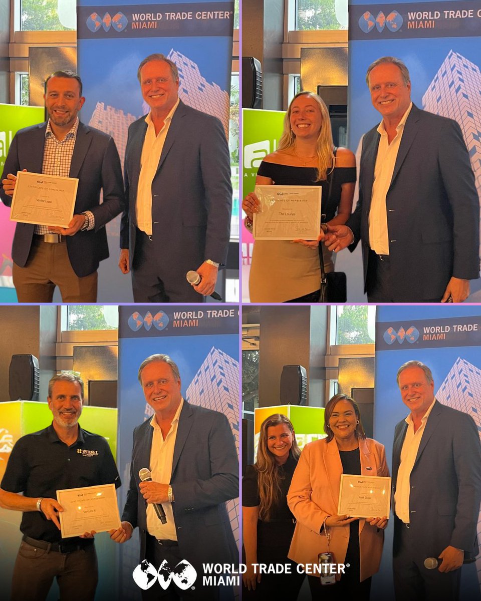 June’s Trading After Hours brought the energy — and the connections! 💼✨

Thank you to all who joined us at Aloft Miami Doral. WTCM members received their official certificates—didn’t get yours? Contact rhernandez@wtcmiami.org.

🔔 Follow us for the next one!

#WTCMiami #WTCM