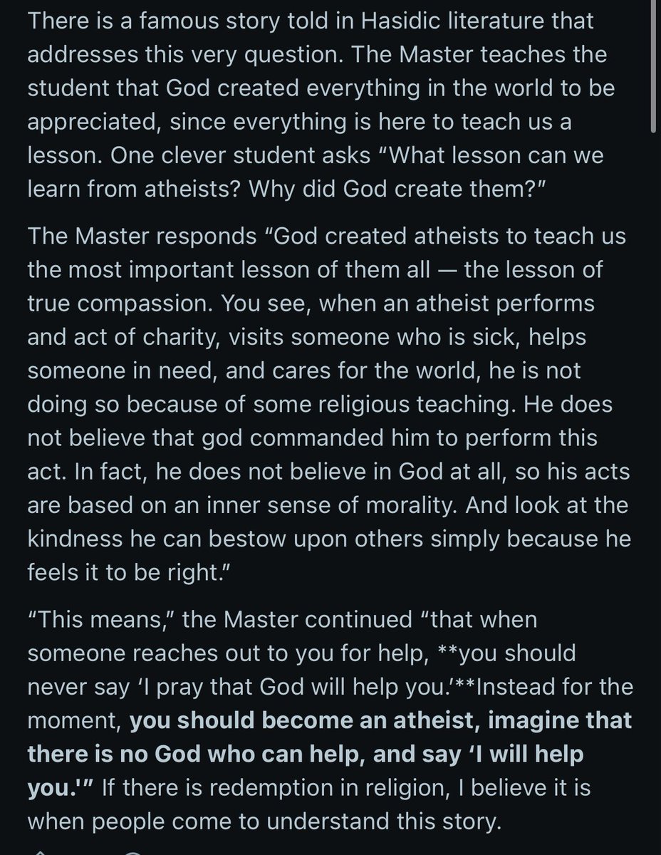In fact, it is taught that we should learn from Atheists: