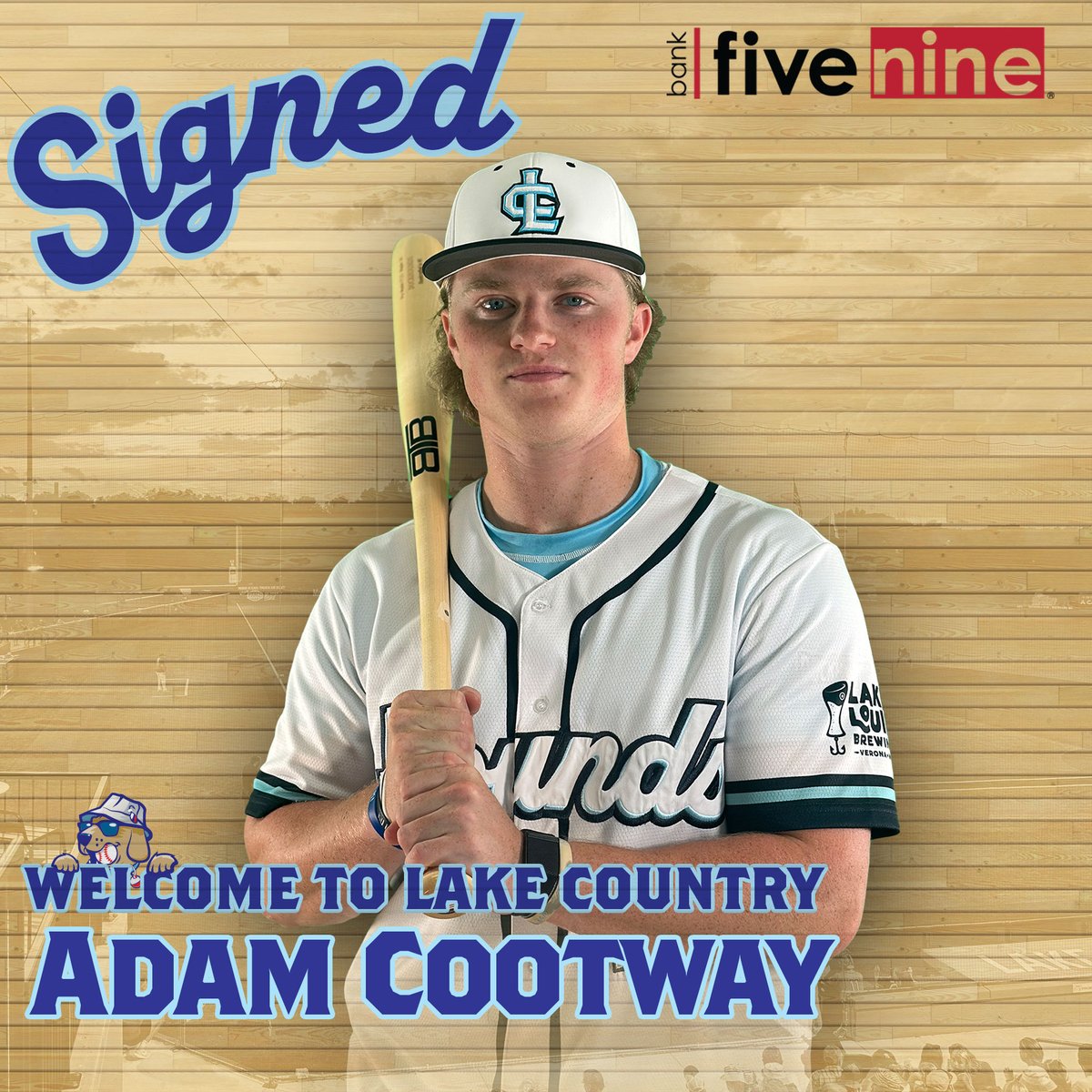 Welcome to Lake Country Adam Cootway!
Cootway recently was part of the National Champions from UW-Whitewater.

#HowlYeah