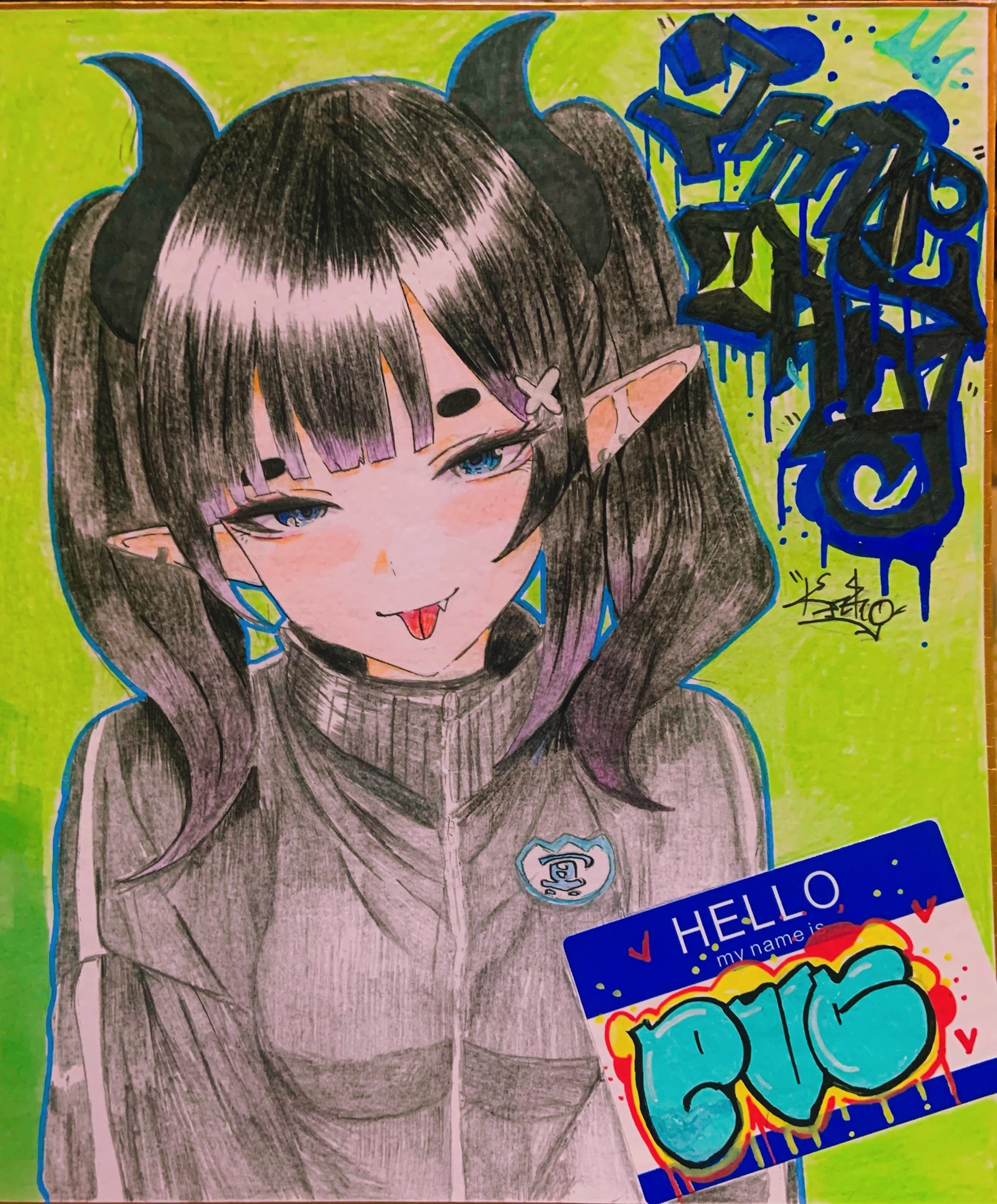 減るᒪØᐯᕮ | VINYLSで展示していたメイシーちゃんです