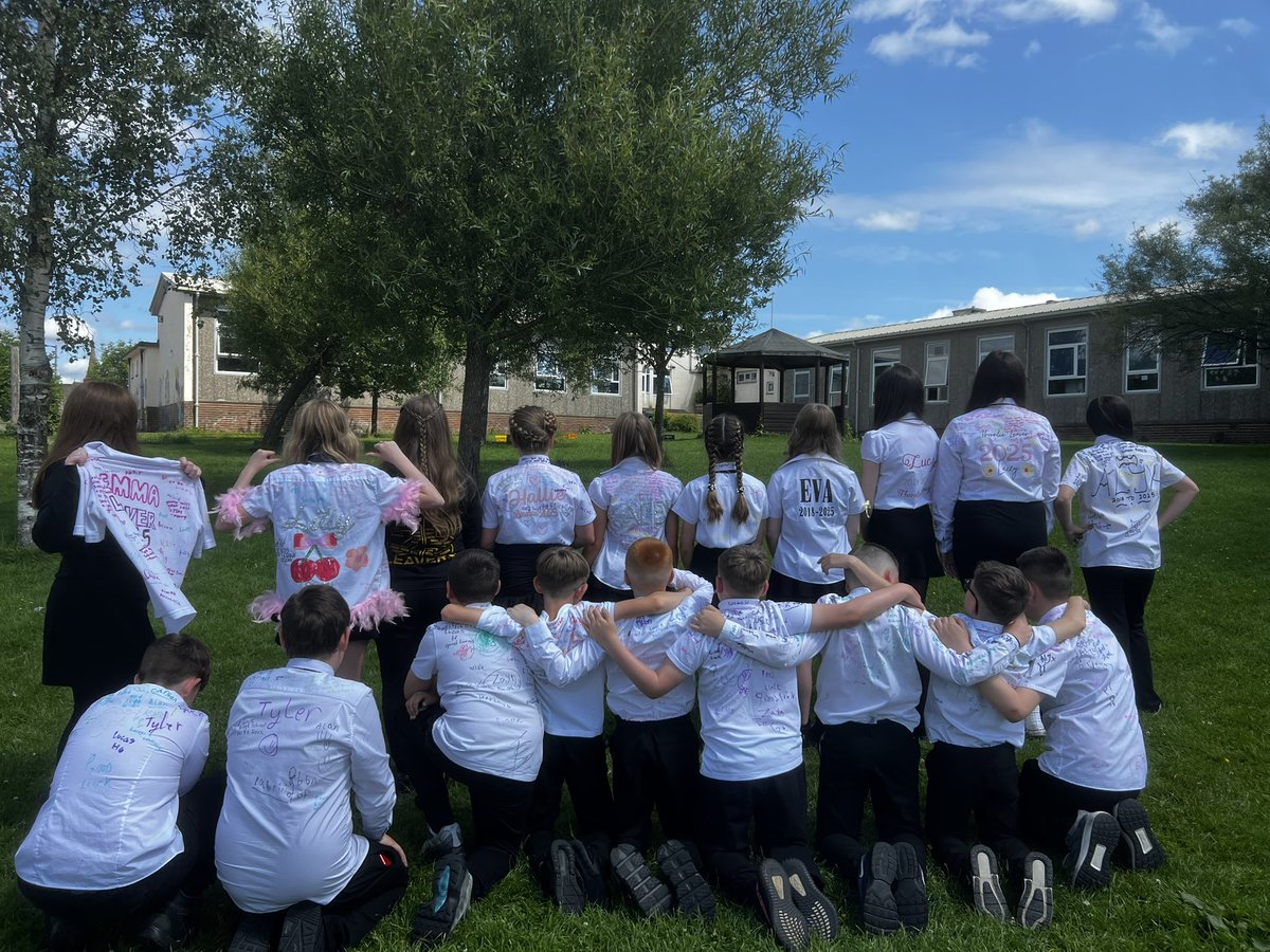 I couldn’t be prouder of this incredible class! Not just for their wonderful leavers assembly performance today,  but for the most amazing year! They are the best wee team, and I’ve been very lucky to have been their teacher in this special and important year! 💛🖤 <a href="/ThornliePS/">Thornlie</a>